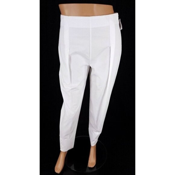 Molly Goddard Casual Cotton Pants Size UK 10 US S Womens White NWT - Picture 1 of 13